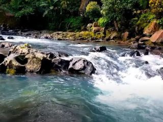Pesona Sungai Berwarna Toska di Purekmas, Desa Wisata Sesaot, Lombok Barat