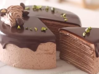 Dessert Viral, Ternyata Gini Resep Mille Crepes Milo Takaran Sendok Anti Gagal yang Super Cantik dan Lezat!