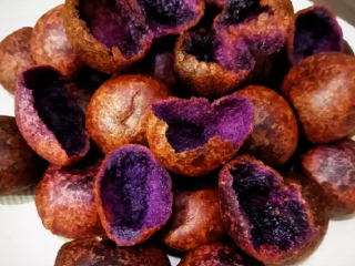 Resep Bola-Bola Ubi Ungu Kopong Tanpa Mixer. Cara Bikin Paling Mudah dengan Sensasi Rasa Renyah dan Lembut