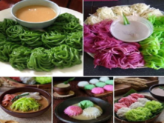 Putu Mayang Suji Selalu Menggoda dengan Siraman Kuah Kinca  yang Harum. Enak Banget Untuk Berbuka Puasa