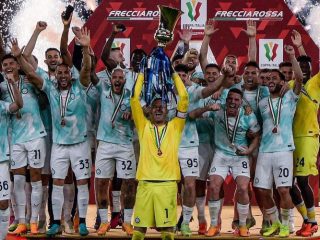 Final Coppa Italia: Inter Milan vs Fiorentina - Gol ke-100 Martinez Antar Il Nerazzuri Pertahankan Gelar Juara