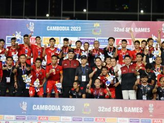Arak-Arakan Timnas Indonesia U-22 Diadakan di Jakarta Setelah Meraih Medali Emas SEA Games 2023