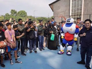 Sosialisasi FIBA di Gor Saparua, Erick Thohir: Kesempatan Langka Indonesia Jadi Tuan Rumah FIBA World Cup