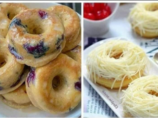 Resep Donat Blueberry Panggang Untuk Camilan Dirumah Atau Sebagai Ide Jualan Kekinian