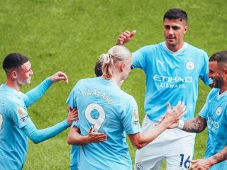 Hasil Liga Inggris MW4: Manchester City vs Fulham - Erling Haaland Cetak Hattrick, Man City Menang Telak 5-1