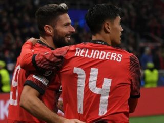Hasil Liga Champions UEFA: AC Milan vs PSG - Olivier Giroud Bawa Rossoneri Unggul 2-1