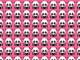 Tes IQ Ilusi Optik, Hanya Orang SUPER Teliti yang Bisa Menemukan Panda Berbeda dalam 6 Detik!