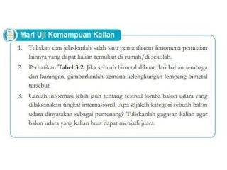 Kunci Jawaban IPA Kelas 7 Halaman 105 Kurikulum Merdeka: Manfaat Fenomena Pemuaian