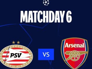 Liga Champions UEFA: PSV Eindhoven vs Arsenal - Jadwal, Live Streaming, Head to Head dan Prediksi Starting XI