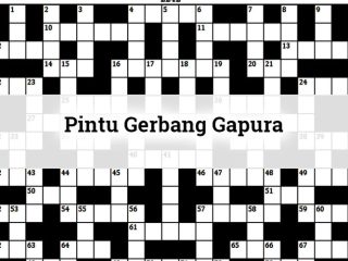 Kunci Jawaban TTS Pintu Gerbang Gapura, Opsi 5 Huruf dan 6 Huruf