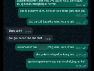 Viral Chat Anak Guru Karena Tidak Dihargai Oleh Siswanya, Jawabannya Bikin Netizen Meradang