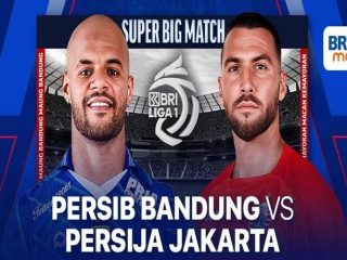 Duel Tajam di Stadion Si Jalak Harupat antara David da Silva dan Marko Simic dalam Big Match El Clasico Indonesia, Persib Bandung vs Persija Jakarta