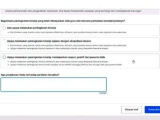 Jawaban bagaimana peningkatan kinerja yang telah ditunjukkan oleh guru dan rencana perbaikan berkelanjutannya