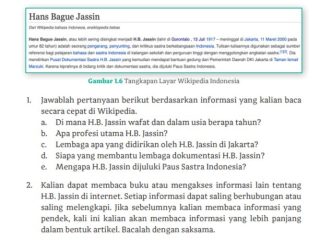 Kunci Jawaban Bahasa Indonesia Kelas 12 Halaman 8 Kurikulum Merdeka, Ayo Berlatih: Hans Bague Jassin